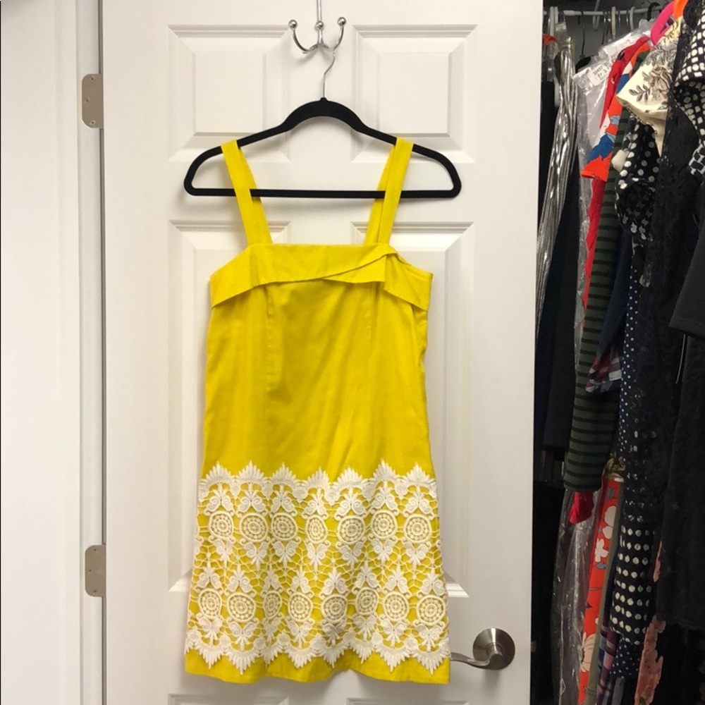 Anthropologie ‘Vintage’ ‘08/9 Yellow Floreat Dress